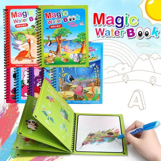 Magic Water Colouring Book