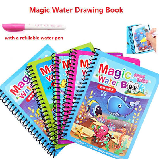 Magic Water Colouring Book