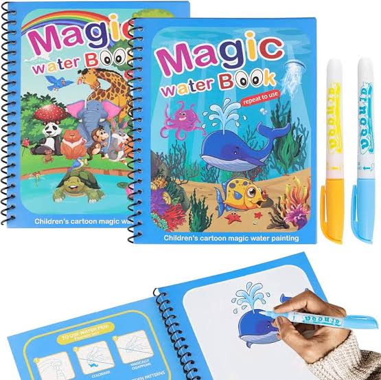 Magic Water Colouring Book