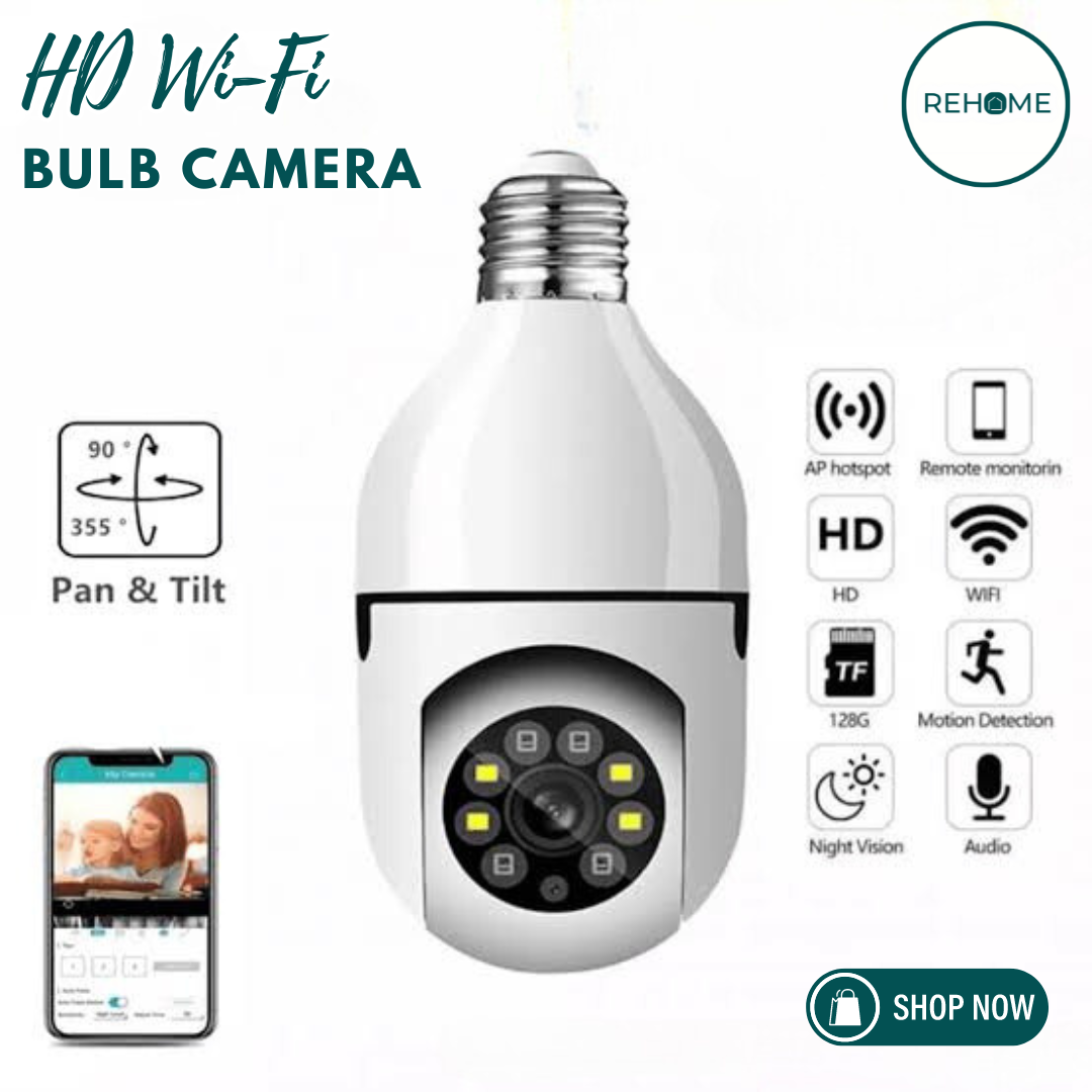 Wireless Wifi Bulb Security Camera - (IMPORTED)