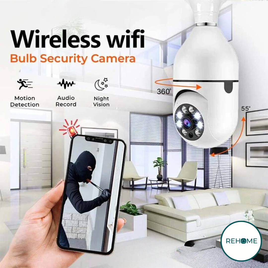 Wireless Wifi Bulb Security Camera - (IMPORTED)