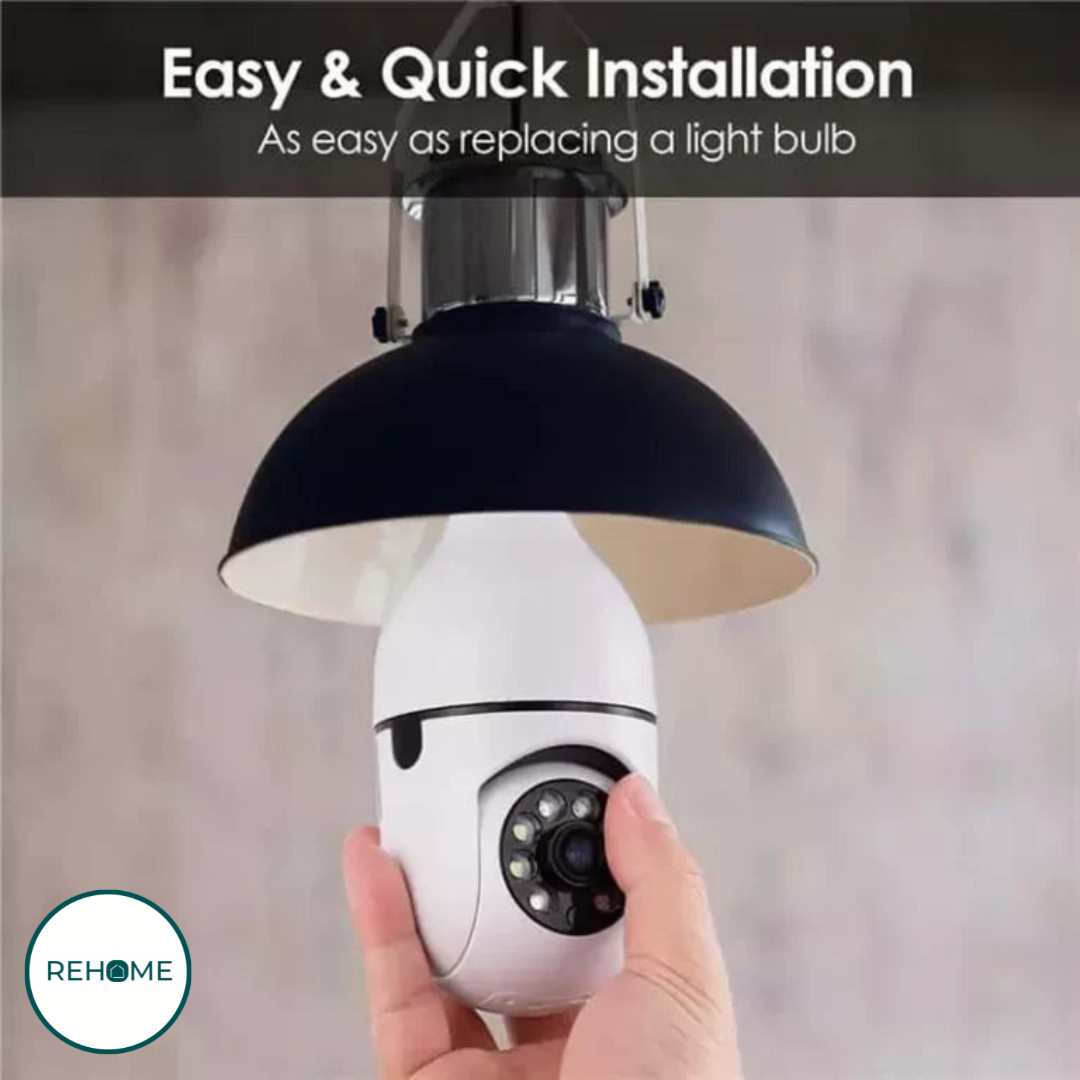Wireless Wifi Bulb Security Camera - (IMPORTED)